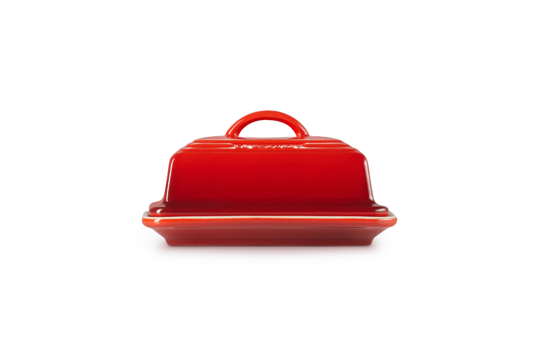 LC Butter Dish Cerise