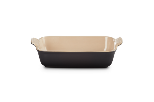 Heritage Rect Dish 26cm Satin Black