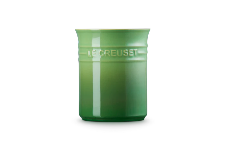 Small Utensil Jar Bamboo Green