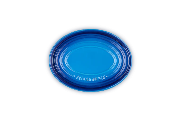 Oval Spoon Rest Azure Blue