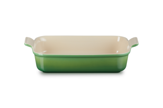 Heritage Rect Dish 32cm Bamboo Green
