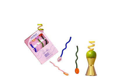 Cocktail Glass Stirrer Set