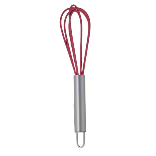 Mini Whisk With Silicone Red