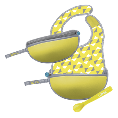 Travel Bib & Spoon - Pine Splice