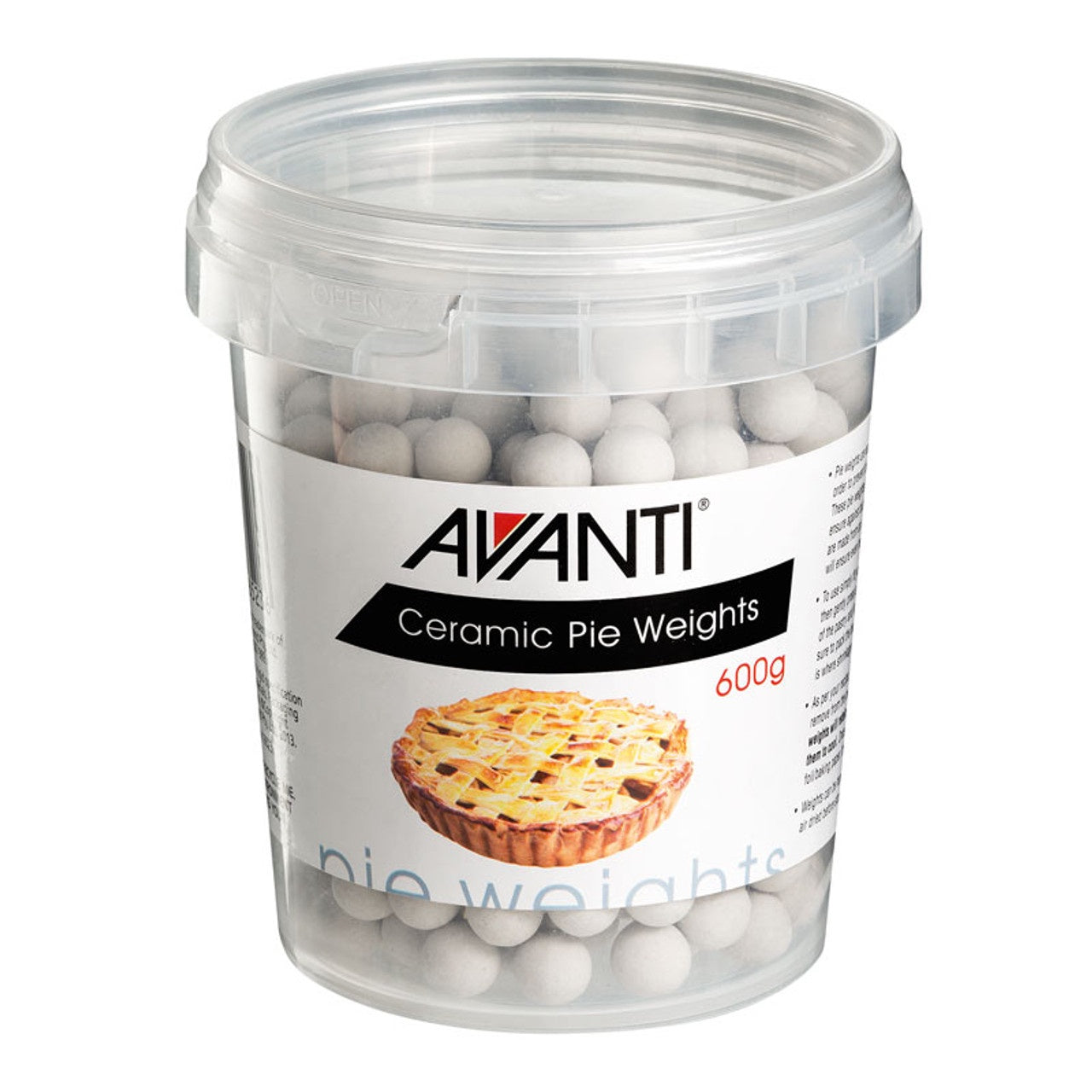 Tub of Pie Weights 600g