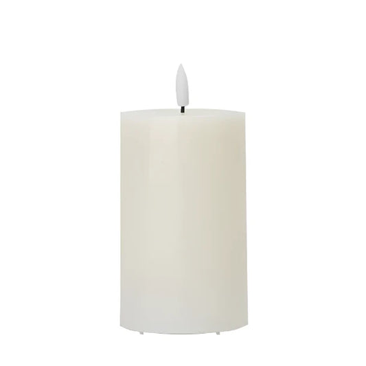 Classic Ivory LED Candle 12.5cm x 7.5cm