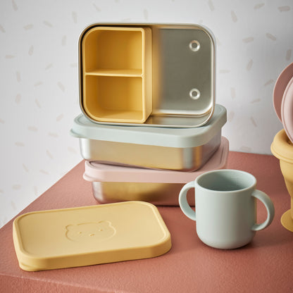 Rune Bento Box with Silicone Lid - Steele