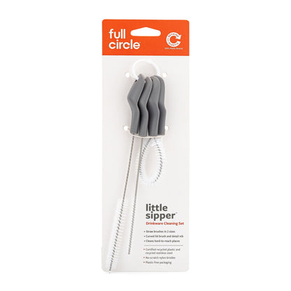Little Sipper Cleaning Set Grey