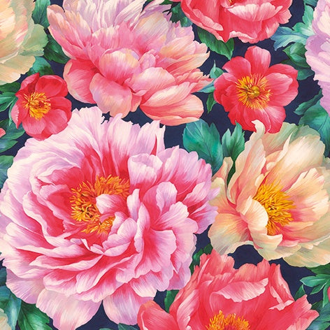Napkin Peonies