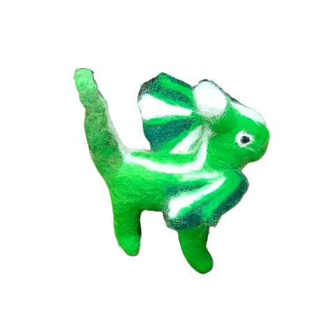 Felt Dragon - Green