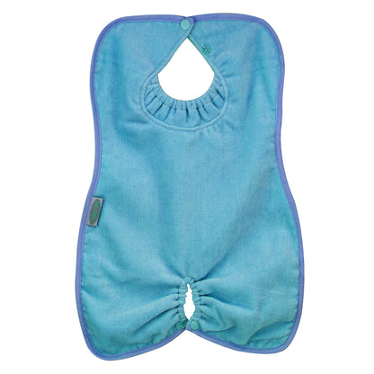 Aqua Towel Highchair Hugger Bibs