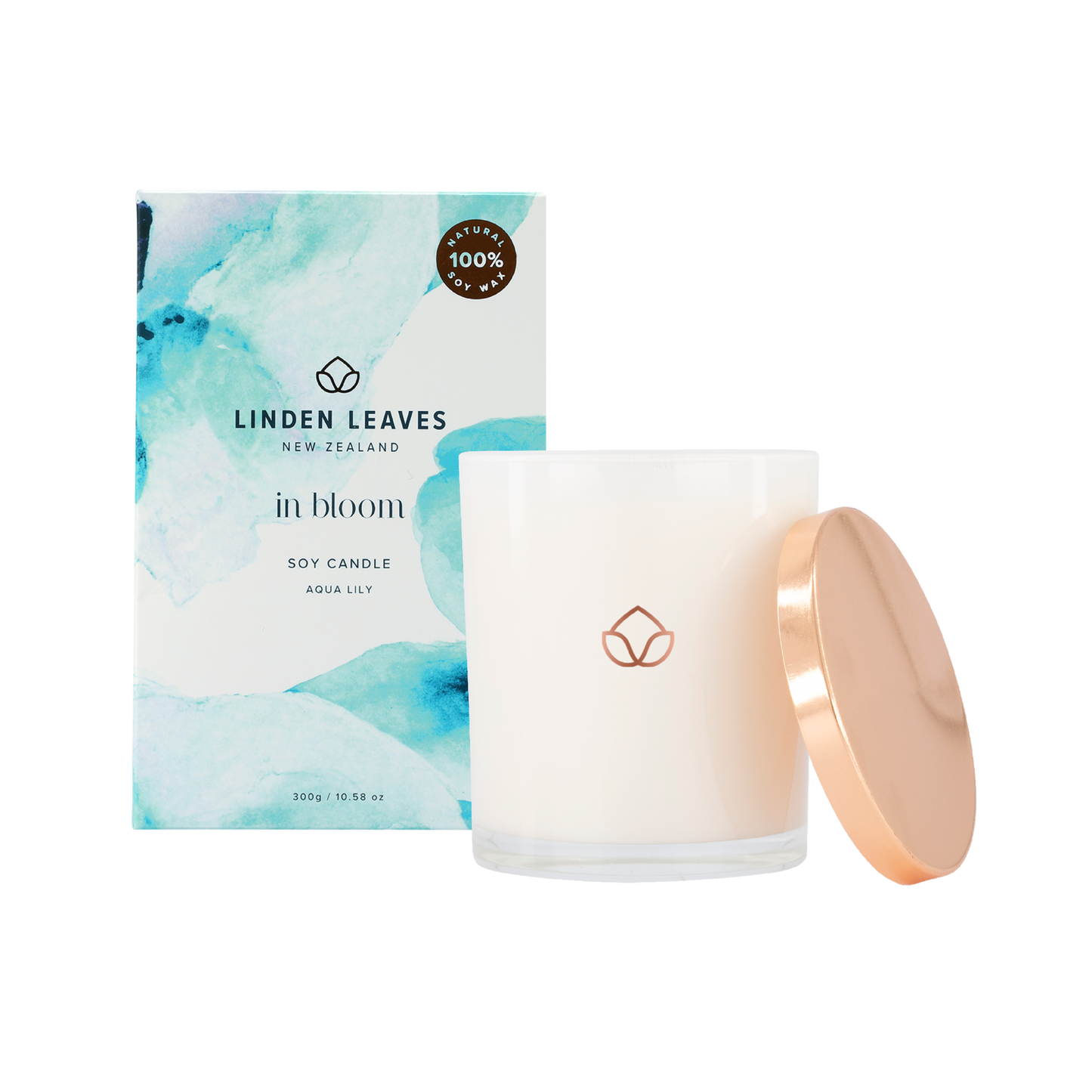 Aqua Lily Soy Candle