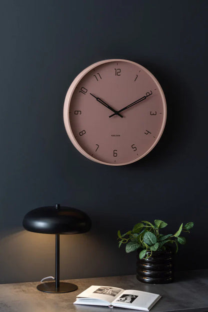Stark Wall Clock Faded Pink
