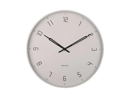 Stark Wall Clock Warm Grey