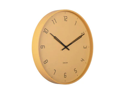 Stark Wall Clock Honey Brown