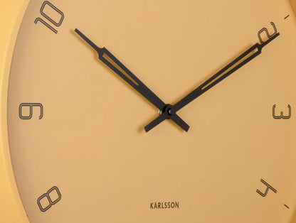 Stark Wall Clock Honey Brown
