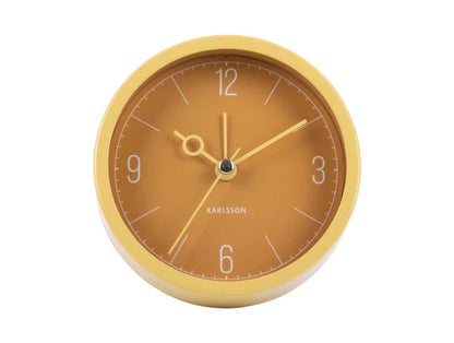Monocle Alarm Clock Ochre Yellow