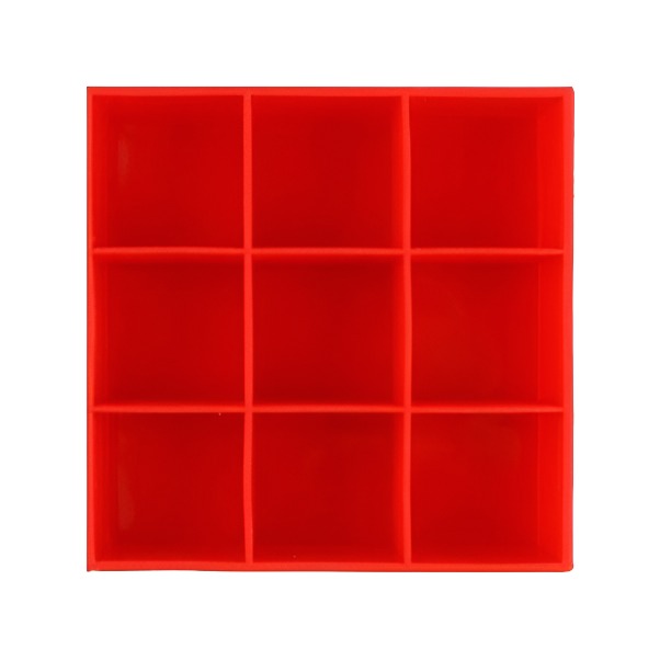 Ice Cube Tray 2pk Red