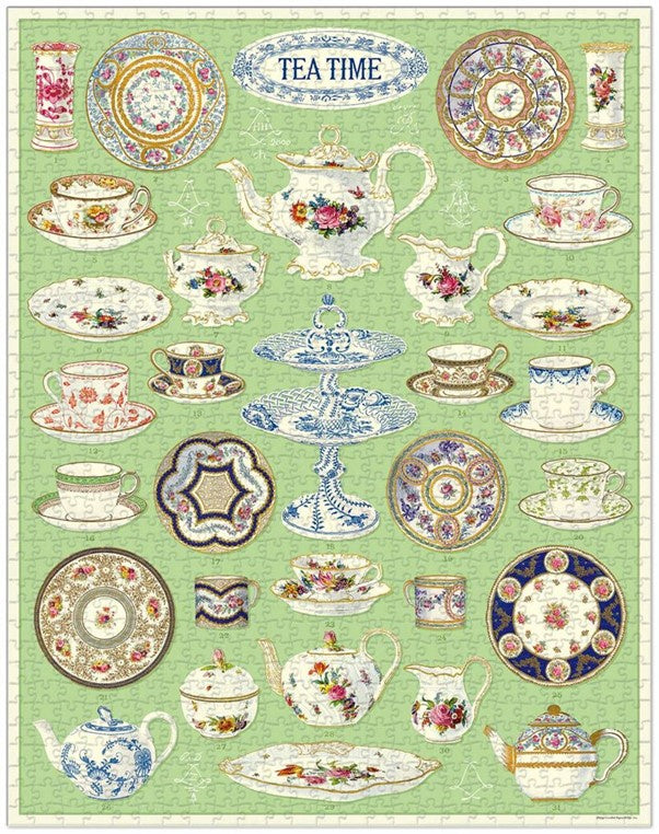 Vintage Jigsaw Tea Time