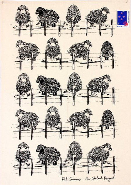 Tea Towel NZ Sheep