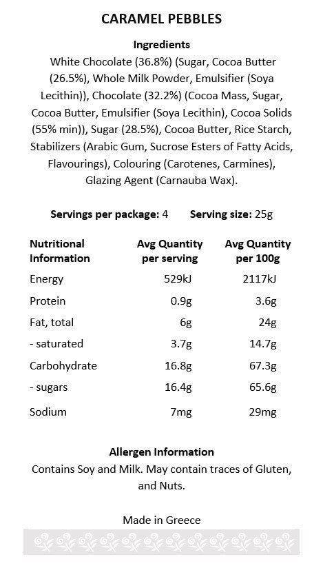 Caramel Pebbles