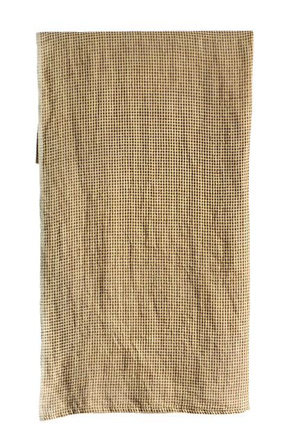 Tea Towel Sepia Houndstooth