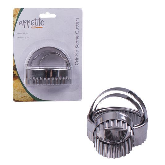 S/S Crinkle Scone Cutter Set3