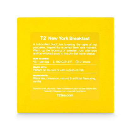 T2 New York Breakfast Bags