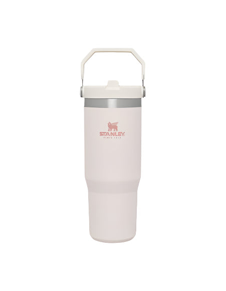 The Ice Flow Flip Straw 30oz Rose Quartz