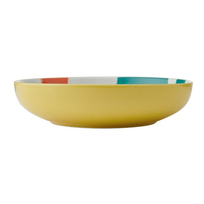 Coupe Bowl 21cm Yellow Abstract
