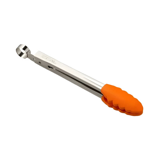 Tongs Silicone Head 7" Neon Orange