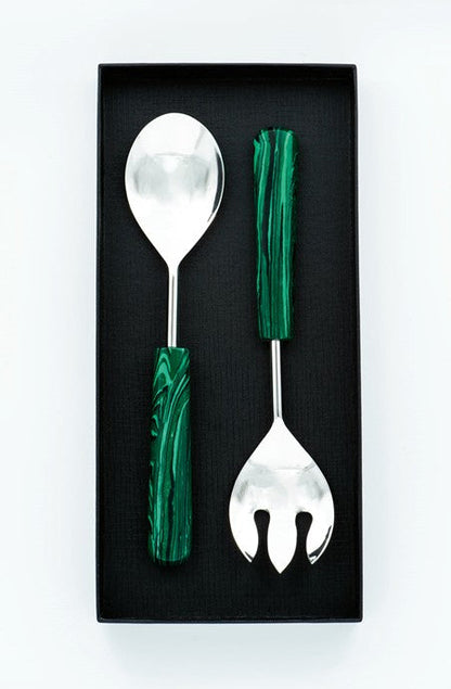 Salad Servers Emerald