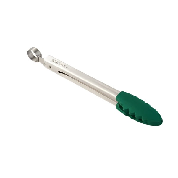 Tongs Silicone Head 7" Forest Green