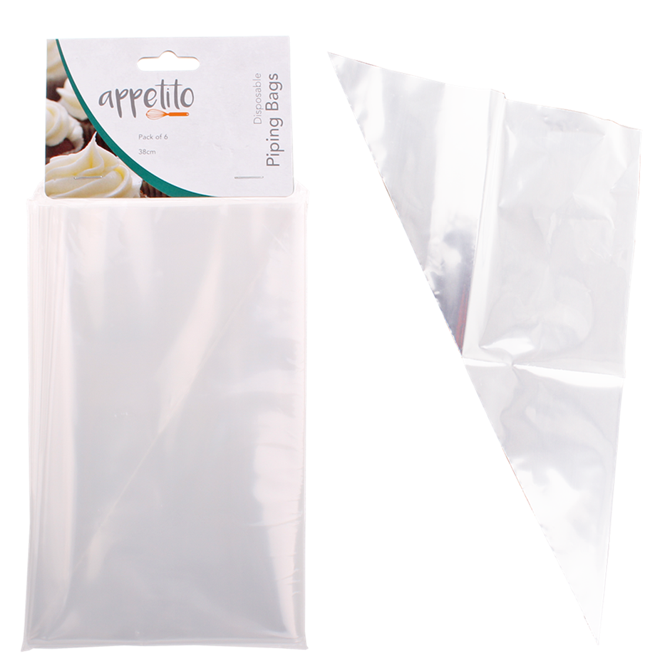 38cm Disposable Piping Bags s/6