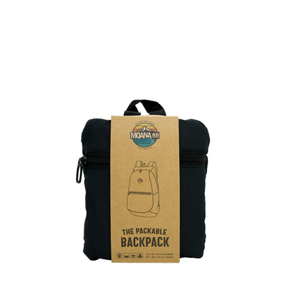Packable Backpack Black