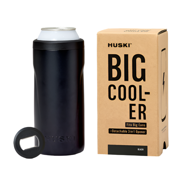 Huski Big Can Cooler Black