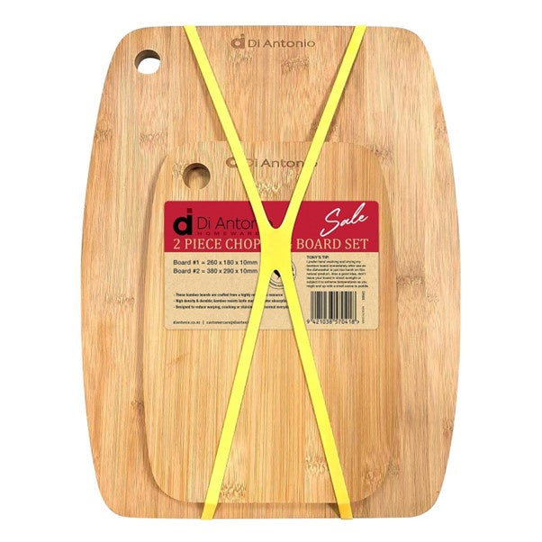2pc Chopping Board Set