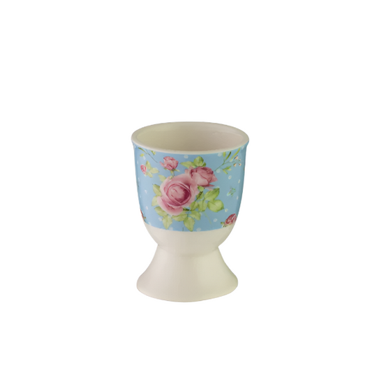 Egg Cup Rose Blue