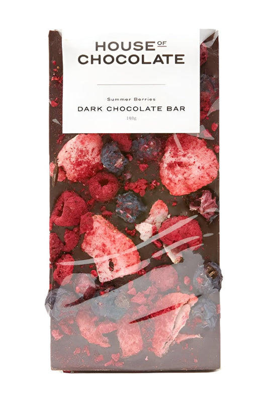 Summer Berries Dark Choc Bar