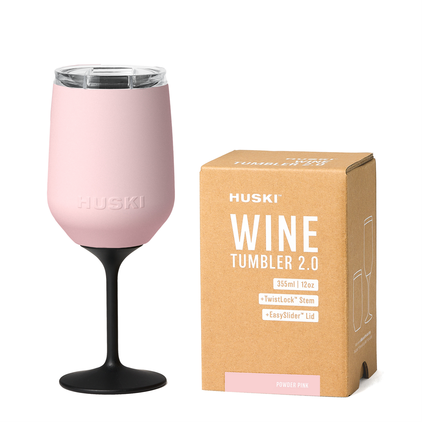 Huski Wine Tumbler 2.0 Powder Pink