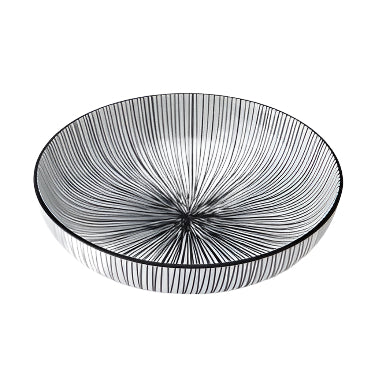 Coupe Bowl 21cm Black Stripe