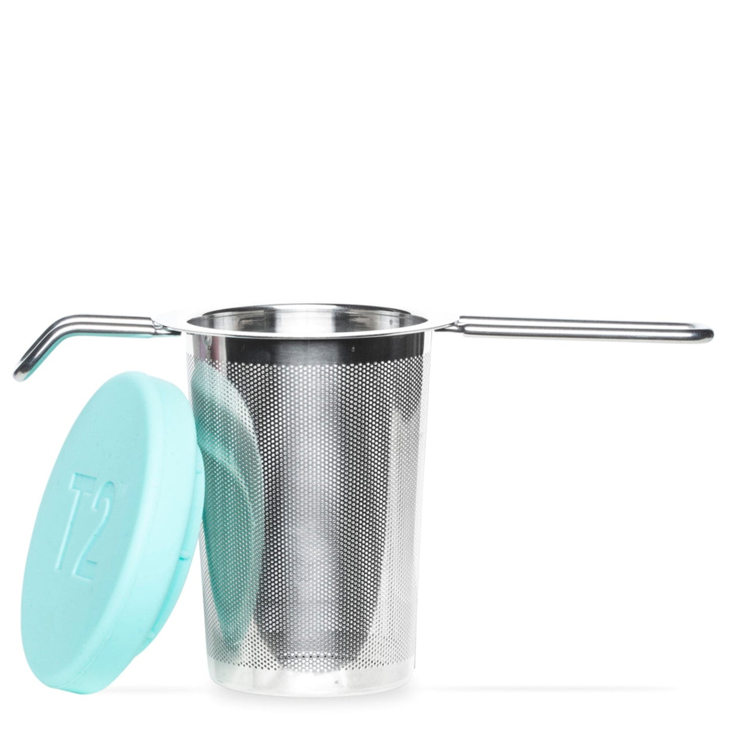 T2 Basket Infuser w Silicone Lid Aqua