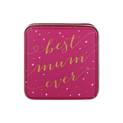 SM Small Square Tins Best Mum Ever