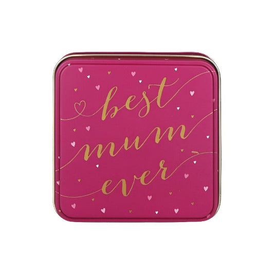 SM Small Square Tins Best Mum Ever