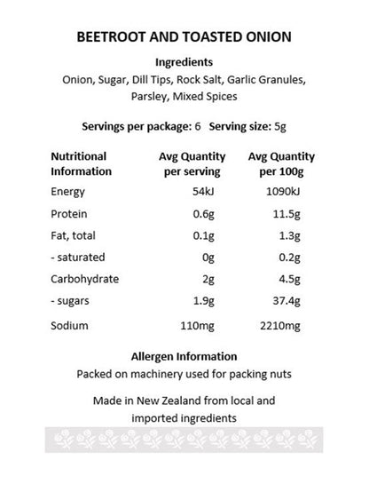 Dip Beetroot & Toasted Onion