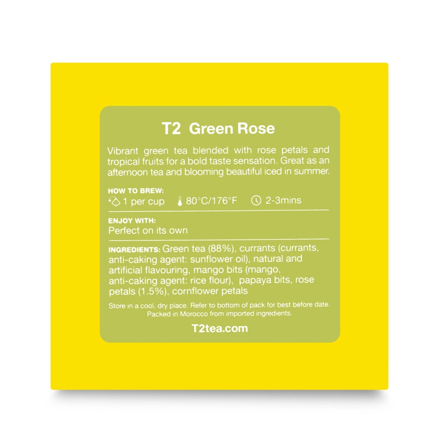 T2 Green Rose Bags
