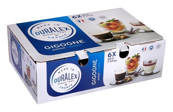 Gigogne Clear Tumbler 200ml Set6