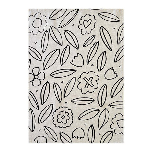 Flower Kisses Tea Towel
