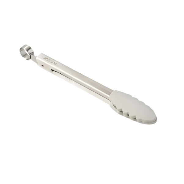 Tongs Silicone Head 7" French Grey