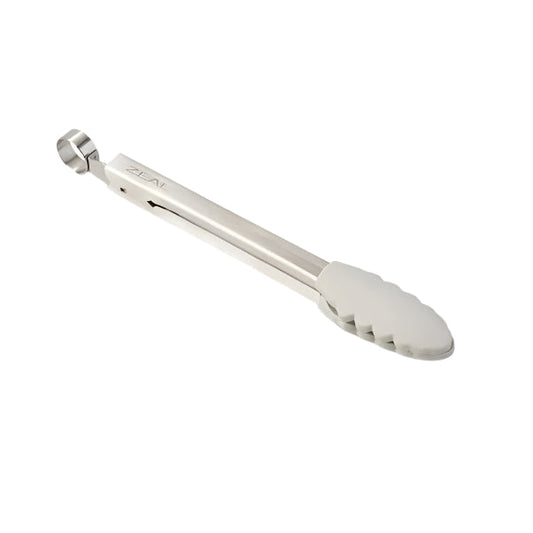 Tongs Silicone Head 7" French Grey